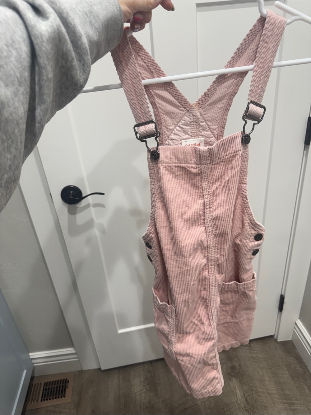 Cat & Jack Pink Corduroy Overall Dress